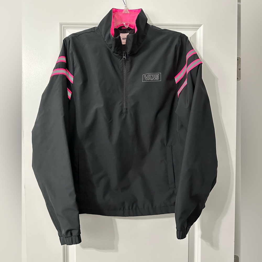 Vans 1/4 zip pull over windbreaker